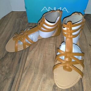ANNA Gladiator Sandals Mavis-7 Tan Color Women's Size: 5½ NEW